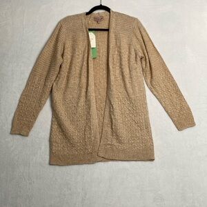 New Carol Rose Petite Medium Cardigan Brown Capsule Wardrobe Minimalist Academia